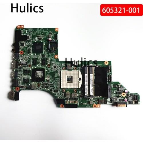 Hulics Original 605321-001 motherboard for HP dv7-4000 DV7T mainrboard DA0LX6MB6G2 DA0LX6MB6F1 DA0LX6MB6H1 DDR3 BOARD