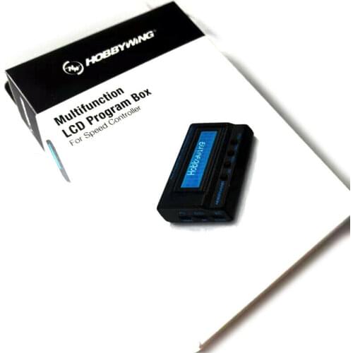 Hobbywing 3in1 Multifunction Professional LCD Program Box with Voltage Detection -Upgraded Version of 2in1