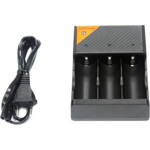 LusteFire F6 three-slot multi-function independent charger for 3.7V 32650 26650 18650 lithium battery