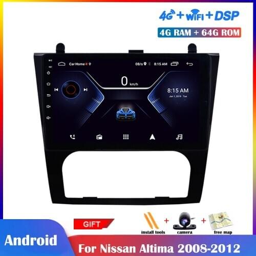 9 inch IPS Screen Android Multimedia Player For Nissan Altima 2008 2009 2010 2011 2012 Car Radio GPS Navigation DSP Bluetooth