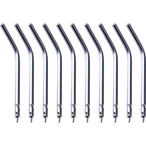 Set of 10 Air Water Triple Spray Syringe Handpiece Durable Alloy Tips