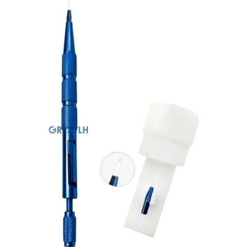 Ophthalmic Knife ophthalmic Sapphire Blade Straight Double Lancet Blades ophthalmic surgery Eye lid tool