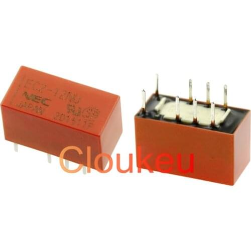 Relay EC2-4.5NU 5NU 12NU 24NU DC4.5V 5V 12V 24V 2A 8pin G6S-2