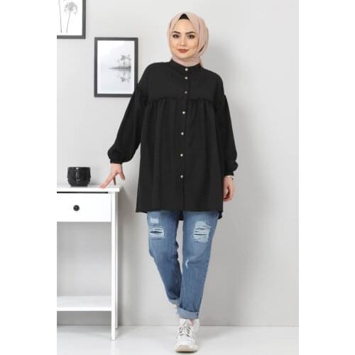 Robalı Tunik TSD1338 Siyah
