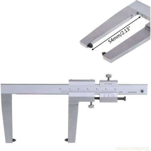 Stainless Steel Vernier Caliper For Brake Discs Disks Measuring Tools 0-60mm W329