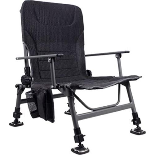 Folding portable fishing chair fishing chair multifunctional wild fishing chair all terrain aluminum alloy fishing stool