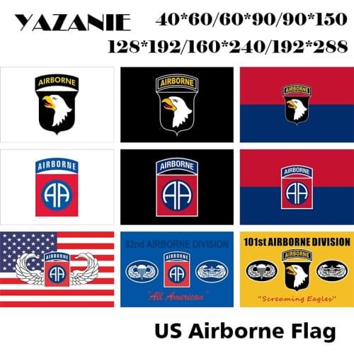 YAZANIE United States 101st Flag of the US 101st 82nd Airborne Division Flags American Army Military Screaming Eagles Flags