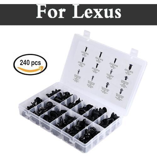 240pcs Car Styling Interior Automotive Push Retainer Pin Rivet Trim Clip For Lexus Ct Es Gs Gs F Gx Hs Is Is F Lfa Rc Rc F Rx Sc