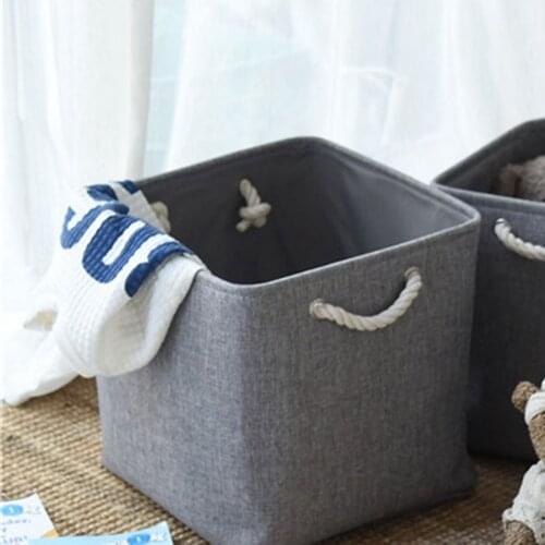 Shelf Baskets for Storage 3 Pack Fabric Storage Baskets for Shelves Baskets Set for Organizing Clothes Nursery Laundry