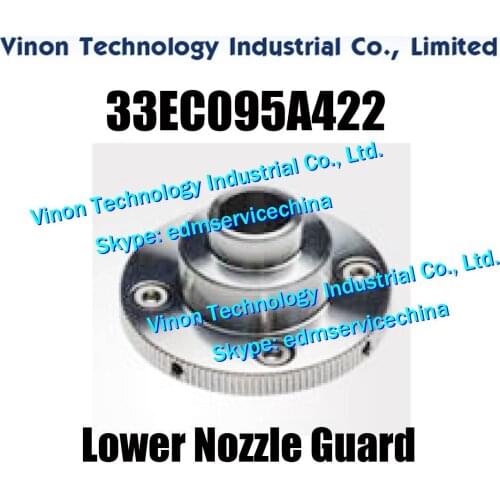 33EC095A422 edm U6 Lower Nozzle Guard Ø7.0mm for Makino U series 33EC.095.A422 Nozzle Guard Body for Lower Head