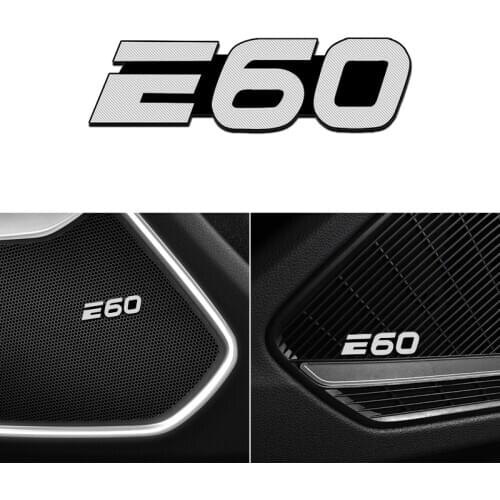 3D aluminum speaker stereobadge emblem Sticker for BMW E60 2010-2020 Accessories