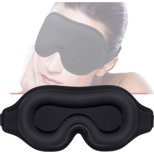 3D Sleeping Eye Mask Blocking Light Soft Padded Travel Shade Cover Rest Relax Sleeping Blindfold Eye Cover Sleep Mask Eyepatch