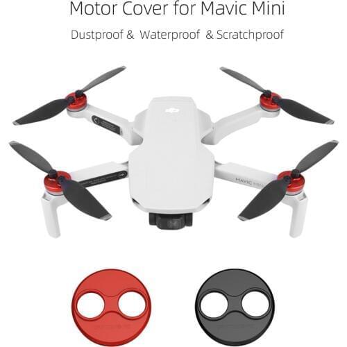 4Pcs/Set Aluminum Alloy Motor Covers Dustproof Protection Cover Guard Cap for Mavic Mini