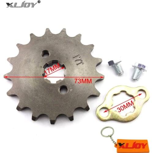 428 17T 17mm Front Engine Sprocket Gear For SSR YCF Taotao Lifan YX 50-160cc Dirt Pit Bike ATV