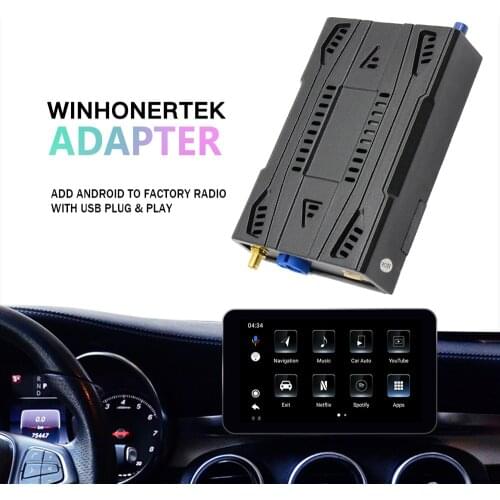 WINHONGTEK Wireless CarPlay for Mercedes-benz/Jeep/Audi/Volvo Android Auto Mirror Link AirPlay Bluetooth Google Voice Control