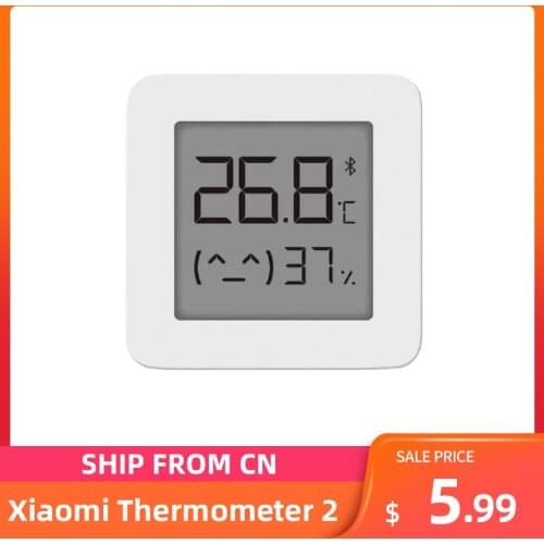 Xiaomi Mijia Bluetooth Thermometer 2 Wireless Electric Digital Hygrometer Smart Thermograph With Mijia APP For Mi Smart Home
