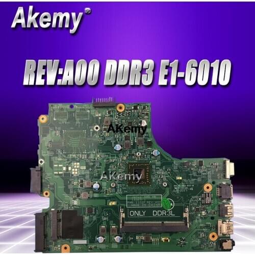 CN-0TFPK8 0TFPK8 TFPK8 PWB:1102F REV:A00 DDR3 w E1-6010 CPU For DELL Vostro 14 3445 V3445 Laptop NoteBook PC Motherboard