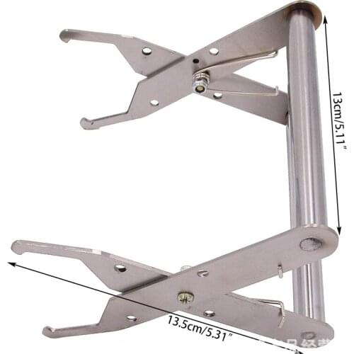 Honeycomb Spleen Grip Beehive Frame Clip Dropshipping 13*13CM Beekeeping tool nest frame clamp Stainless steel Tightening Holder