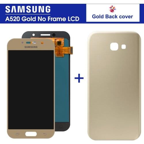 100% Tested 5.0" Super AMOLED LCD for SAMSUNG Galaxy A5 2017 A520 A520F SM-A520F LCD Display Touch Screen Digitizer Assembly
