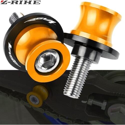 For Aprilia RSV4 2009-2019 2014 2015 2016 2017 2018 Motorcycle Accessories CNC Aluminum 10MM Swingarm Spools Slider Stand Screws