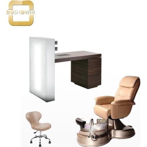 Doshower electric foot massage machine with head massage of pedicure chair