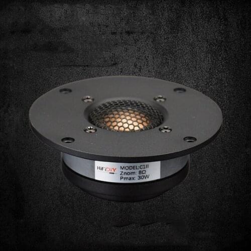 HF-305 HiFi Speakers 4 inch aluminum panel beryllium copper wire edge film tweeter C1II over X1III