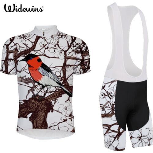Bird Cycling Jersey Set Anti-sweat Quick Dry women Mens Summer Downhill DH Road Bike Clothes MTB Bicycle Jersey Kit 5406