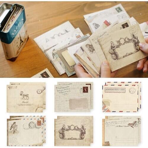 1 Set 12 Designs Paper Envelope Cute Mini Envelopes Vintage European Style For Card Scrapbooking Gift Stationery 72*95mm