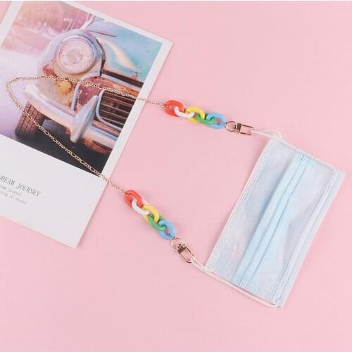 Hot Sale Women Face Mask Eyeglass Chain Lanyard Handy Convenient Holder Rope Anti-lost Anti-drop Masks Hanging Neck Gifts