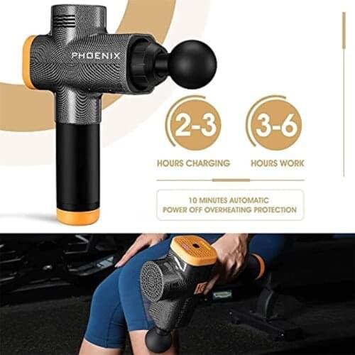 Phoenix A2 Massage Gun High Frequency Muscle Relaxation Deep Tissue Massager Dynamic Therapy For Body Neck Back Foot Massager