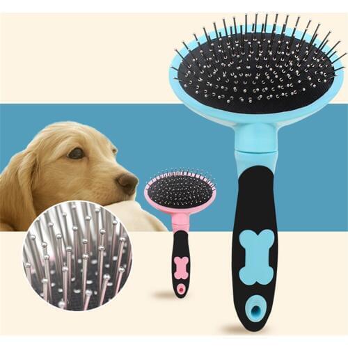 Multi-purpose Dog Needle Comb Pet Puppy Grooming Beauty Hair Brush Cat Massage Fur Remover Trimmer Pet Pin Cleaning Supplies
