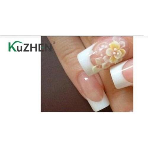 48PCS White Nail Decal French Manicure Strip Nail Art Form Fringe Guides Water Transfer Sticker DIY Line Tips