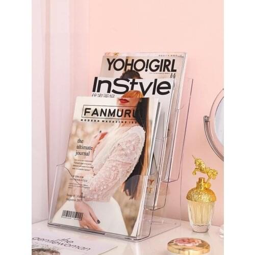 Table Childrens Book Storage Organizer Box A4 Big Document Case Magazine Organizer Stationery Pen Book Holder for Home Desktop