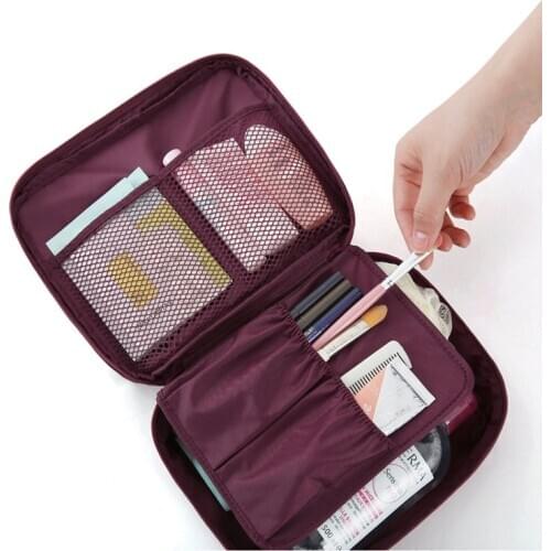 New ladies outdoor travel portable cosmetic storage bag makeup box cosmetic kit storage travel toilet storage bag