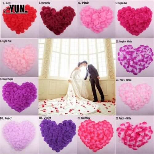 New Wholesale 500pcs/lot Atificial Flowers Polyester Wedding Decorations Wedding Rose Petals patal Flower 8D
