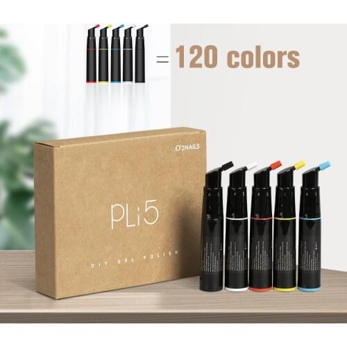 New Color Palette Smart Nail Polish 5 Sets of 120 Colors Smart Color Palette Box