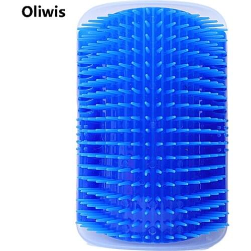 Cat Self Groomer Hair Removal Comb For Pet Cat Grooming Tool Brush for Dog Cat Hair Shedding Trimming Massage Device With Catnip