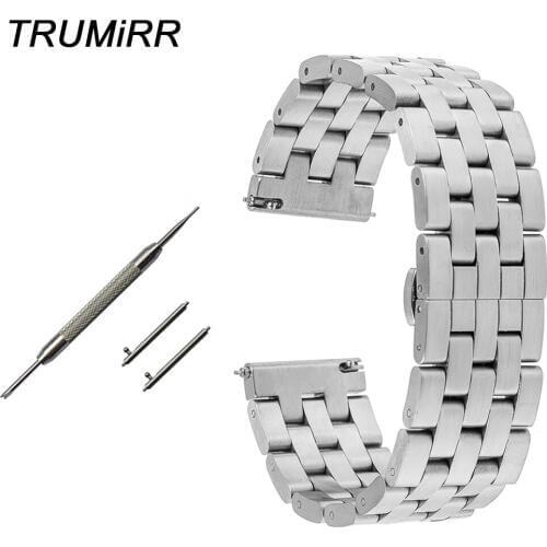20mm 22mm Stainless Steel Watchband Quick Release Strap for Oris Men Women Watch Band Butterfly Buckle Strap Wrist Belt Bracelet