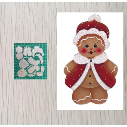 Gingerbread Frame Cutting Dies Stencil Scrapbooking Album Embossing Gift Card