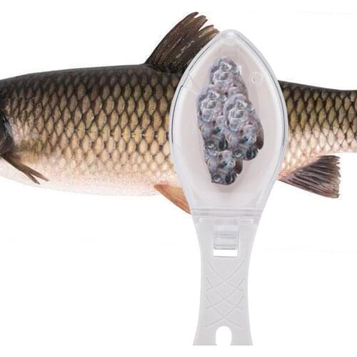Fish Skin Brush Fast Remove Fish Scales Plastic Scraper Outdoor Cleaning Fishes Knife Outdoor Fishing Accessories
