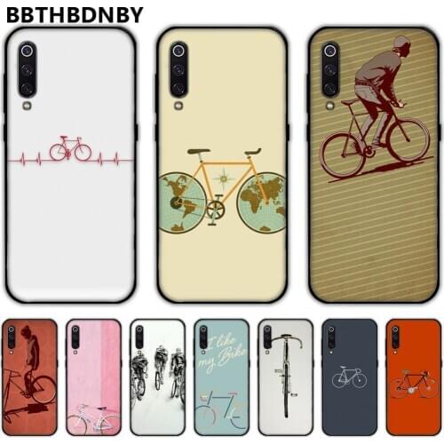 Travel Cycling Silicone Cover DIY Painted Bling Phone Case For Xiaomi Redmi 4x 5 plus 6A 7 7A 8 mi8 8lite 9 note 4 5 7 8 pro