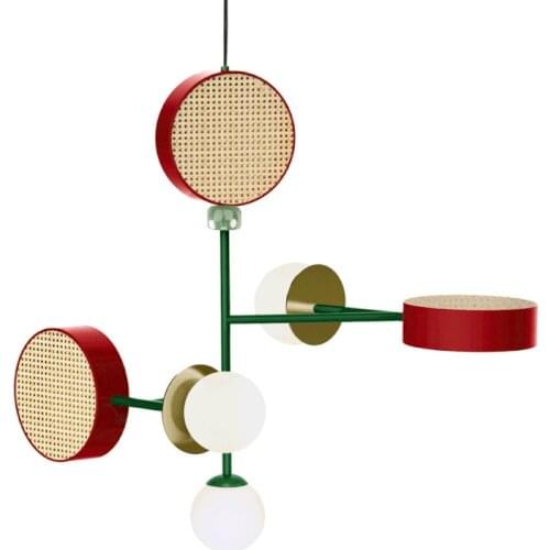 Nordic post-modern minimalist fashion trendy living room restaurant clothing store net celebrity bedroom art chandeliers