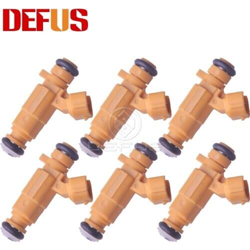 DEFUS 6X OE 0K9BV13250 Fuel Injector Nozzle For Kia Carnival 2.5L V6 9260930010 0K9BV-13250 Car Accessories Injection Values NEW