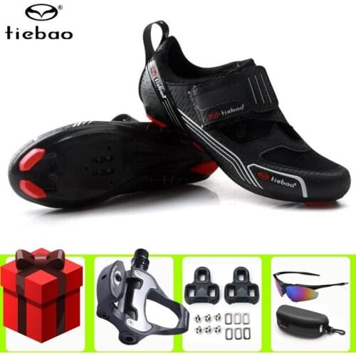 TIEBAO Road Cycling Shoes Self-Locking Bike Bicycle Ultralight Athletic Racing Men Sneakers Women Sapatilha Ciclismo Bicicleta