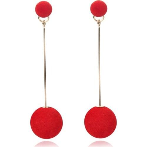 2021 Trend Earrings for Women Retro Luxury Woman Metal Accessories Red Fine Vintage Womens Earrings Jewelry Ear Stud Pendant
