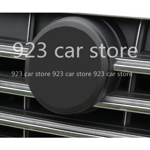 1 Set ABS Front Head Grille Badge Lid + Rear Trunk Tail Logo Cover Emblem for VW Volkswagen 2017-2020 Tiguan L MK2