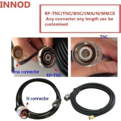 10M impinj Uhf rfid reader Antenna panel antenna Cable RP-TNC Male to N-Type Male connector