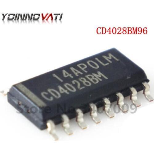 10PCS CD4028BM SOP16 CD4028 CD4028BM96 CMOS BCD-Dec or Bin- Octal Dec/Drivers new original