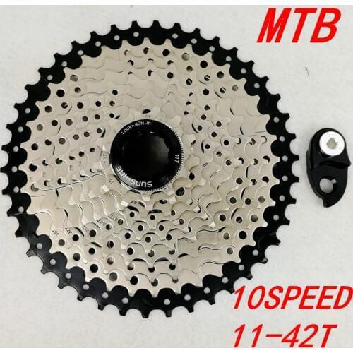 11-42T 10Speed freewheel 10s Wide Ratio MTB Mountain Bike Bicycle Cassette Sprockets for parts m590 m6000 m610 m675 m780 X5X7X9