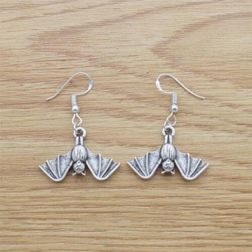 12pairs Gothic Statement Jewelry Bloodsucking Bat Earrings Halloween Gift For Men Women